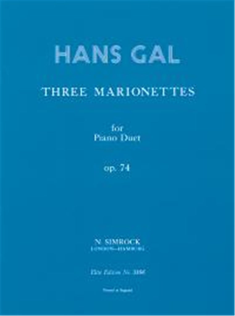 Three Marionettes op. 74